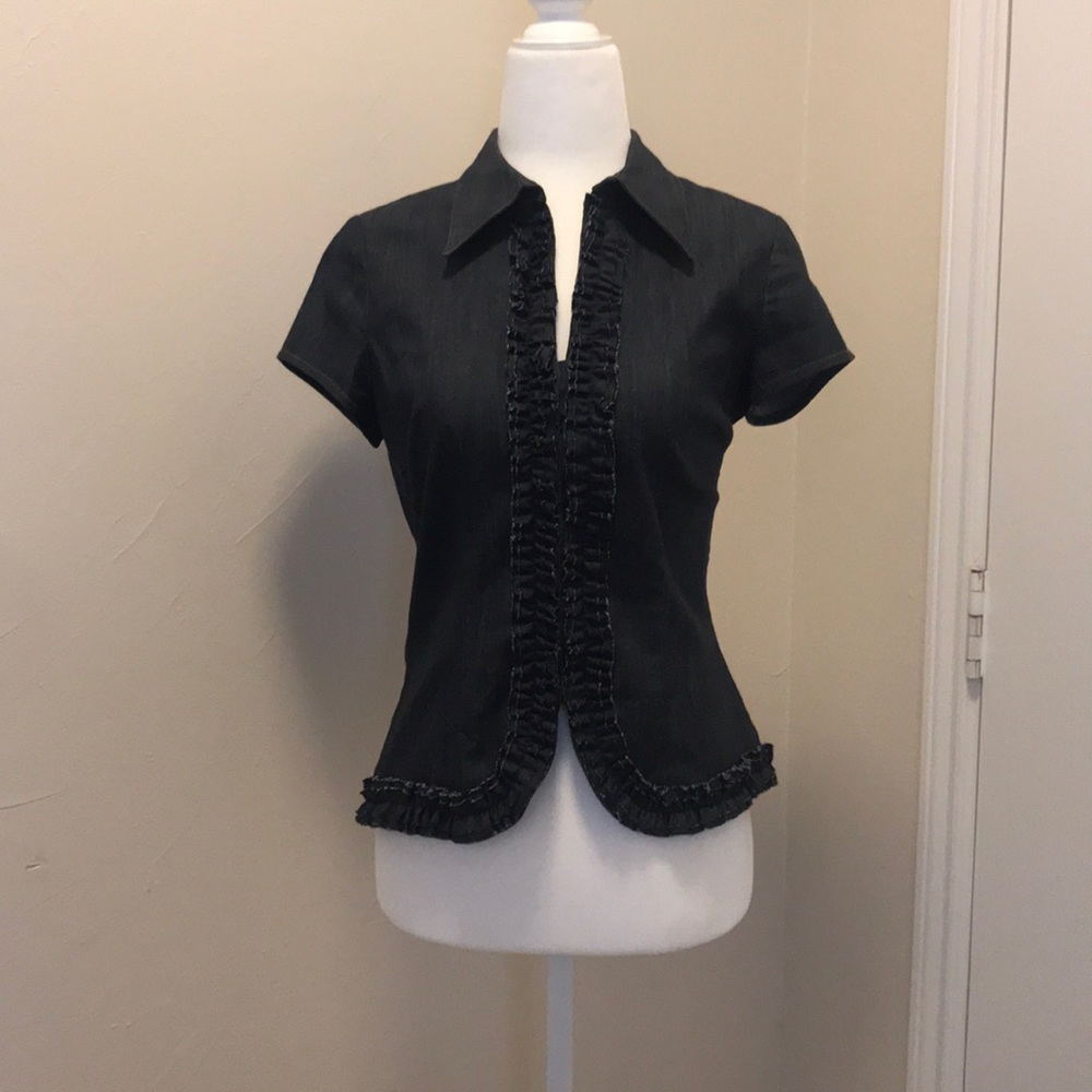 Denim blouse